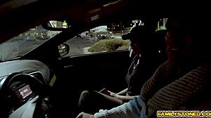 Kyra Rose, The Teen Brunette, Bends Over For Her Stepuncle's Huge Cock And Gives A Blowjob.