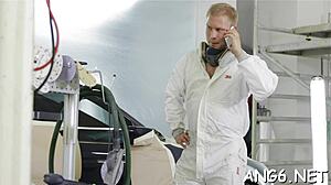 Lusty Brunette Zuzana Enjoys a Wet Session in Steamy Encounter