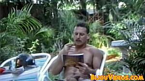 Cocksucking Homosexual Threeway Barebacked by Vintage Hunks