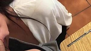 Student fucking his teacher Vero in the classroom, sharing my anecdote about banging that hot Mexican milf during class