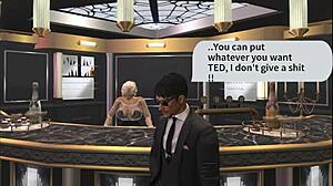 Blonde babe handles monster cock in intense anal and pussy play.