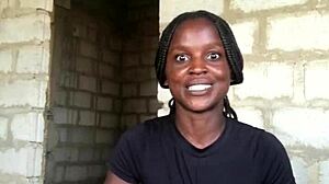 Crazy bitch performs a wild striptease live, ripping clothes for her fans