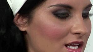 Behind the scenes at hospital with nurses in uniforms backstage with patients