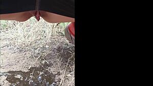 sofie marie’s natural tits in kinky outdoor scenes.