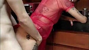 i made my wife squirt in the kitchen