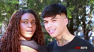 I called my friend for the big dick threesome