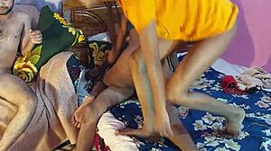 hanif pk popy sumona manik interracial foursome blowjobs and sex