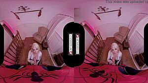 Spider Gwen Blows Your Mind With Her Mouth And Pussy In Vrporn!