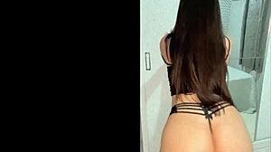 this brunette babe loves showing off and dildo play, damn!