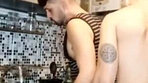 Plumber unclogged my pipe with a big facial 😏