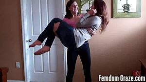 Mistress Dominates Slave With Humiliation And Cum Play