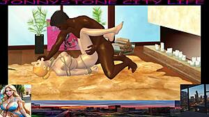 jonnystone city life with monster cock