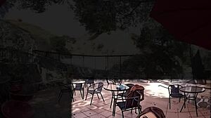 Avatar Korra's water bending training in VR hentai!