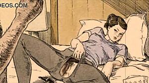 Klasické erotické skici z vintage éry