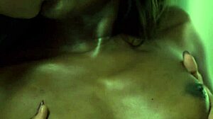 All girl massage starts as a benefit but turns into a hot threesome with three ebony lesbians