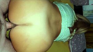 Chubby milf enjoys close-up fetish fun in the bedroom