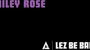 Lez be bad! Submissive Hailey Rose with huge naturals gets bound and dominated by femdom Kenna James