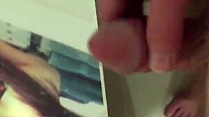 I made a cum tribute for amberly ii by masturbating and shooting my load