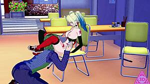 Harley Quinn Hentai Videos: Blowjob, Handjob, Horny Cumshot Gameplay Porn Uncensored