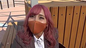 Japanese Babe's Natural Tits in Hardcore Cumshot Scene