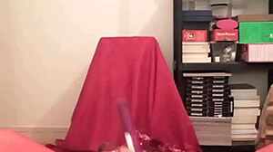 Striptease de noël 2023, slut undresses in bdsm slave style