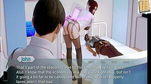 Exploring the academy in this anime game adventure