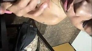 convinced my gay hg to suck my fat dick she called her gf to watch