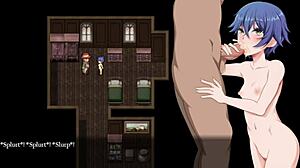 What's the sensation of a pussy? the inventor asks the cute detective girl in anime hentai.