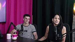 bi guy visits store with sheer red lingerie