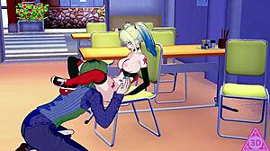 Harley Quinn Hentai Videos: Blowjob, Handjob, Horny Cumshot Gameplay Porn Uncensored