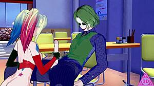 Harley Quinn Hentai Videos: Blowjob, Handjob, Horny Cumshot Gameplay Porn Uncensored