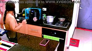 let me surprise you in the kitchen with monster cock gaping her big ass 😍