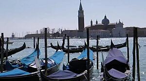 I cum on miss peach's banana blowjob