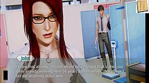 Exploring the academy in this anime game adventure