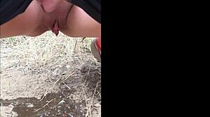 sofie marie’s natural tits in kinky outdoor scenes.