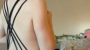 Swimsuit Try-On Turns Into Sultry Lingerie Tease in Bath