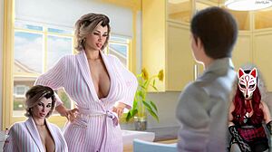 apocalust 3 - touching my clit while playing a porn game