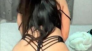 this brunette babe loves showing off and dildo play, damn!