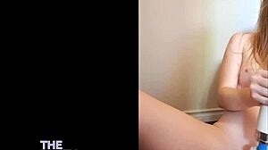 cute redhead teen cums hard from vibrator