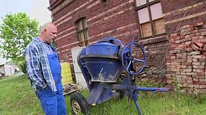 The Cleaning Lady Gets Hard Fucked In The Laundry Room HD!