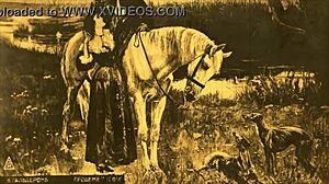 Vintage cartoon animation from antique era