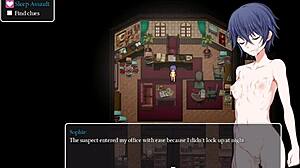 What's the sensation of a pussy? the inventor asks the cute detective girl in anime hentai.