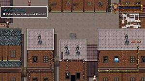 Detective girl battles old man and giant robot in steam city adventure