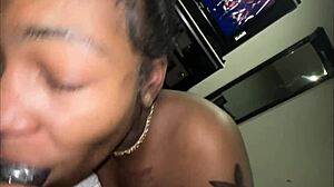 convinced my gay hg to suck my fat dick she called her gf to watch