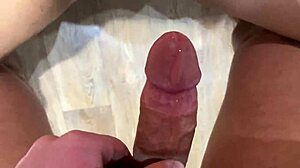 Fucked friend's slut wife while husband at work, cum on her pussy.