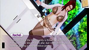 Exploring the academy in this anime game adventure