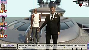 Babysitter joins wild yacht party in steamy 3D action