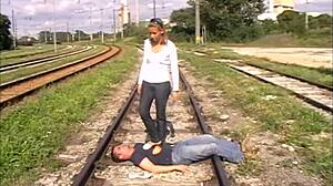 trampling femdom fetish got me hooked, wanna see more?? 😈  