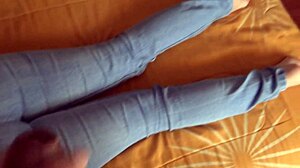 My Husband's Friends Watch Me Rest. They Masturbate and Cum Over My Latina Body!