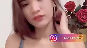 Instagram model Anna K102 reveals her flat chest